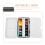 Iron Box Watercolor Solid Pigment Storage Case 12 Colors 7