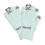 Fleecehandsker med pandaprint, unisex, touchscreen, vinter 1