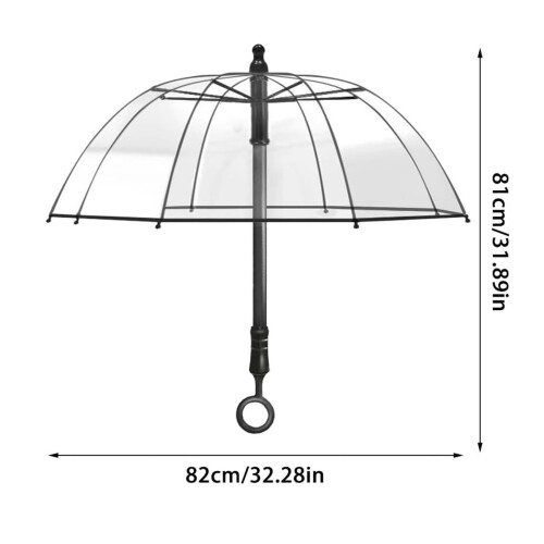 Transparenter Kuppelschirm, 62 cm 2