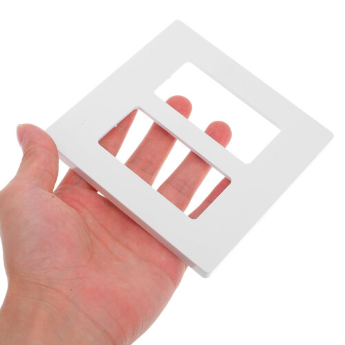 Plaque de recouvrement pour interrupteur double, plaque murale 2