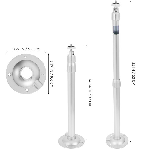 Plated Adjustable Aluminum Alloy Camera Mount Bracket Telescopic Design for Ceiling and Wall 1