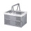 School Storage and Organization Foldable Latchs Bins, Organizer Box with Handle Stackable Plastic Containers, Visible for Closet, Kitchen 1