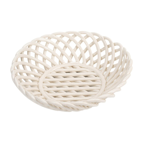 Keramisk fruktskål med vävd design 15,5 cm