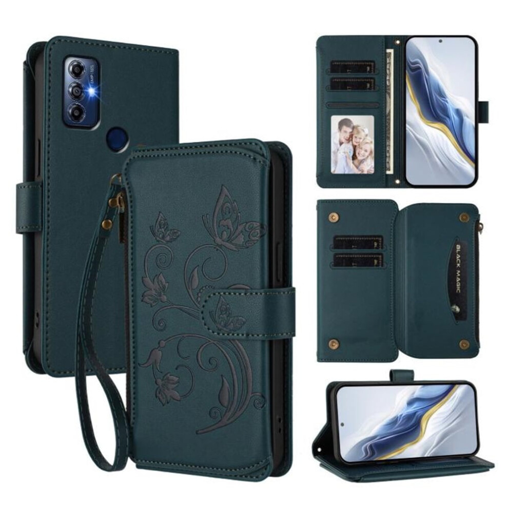 Magnetic Flip Stand Case For Motorola Moto G Play 2023 Dark 941196042774