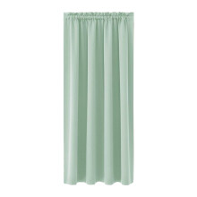 Green Solid Color Blackout Curtain With Heat Insulation For Bedroom Or Kitchen Scandinavian Style For Simplicity