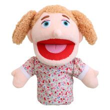 Soft Plush Family Hand Puppets with Movable Mouth – Compatible with Storytelling, Play, School & Preschool Teaching