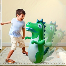 Inflatable Dinosaur Punching Bag for Indoor Use