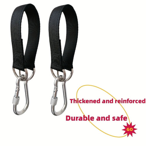 Nylon Hammock Straps Heavy Duty with Buckles 2-Pack 1