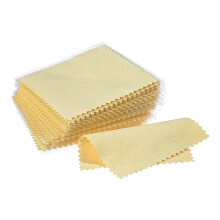Chiffon de soin pour bijoux en microfibre, chiffon de nettoyage pour argent réutilisable, résistant à la poussière et durable, doux et double