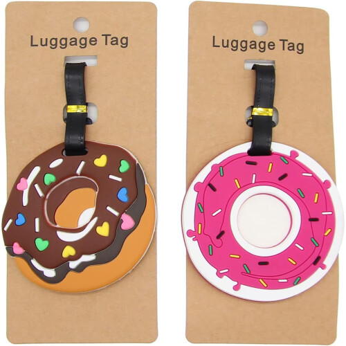 Etichete de bagaje din silicon, pachet de 2, multicolore