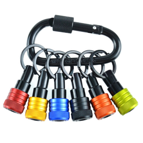 6pcs 1/4inch Hexagonal Shanks Sockets Bit Holders Set Screwdriver Bit Holders Set Multifunction for Easy Storage & Tran