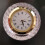 Metal Clock Dial with Roman Numerals 36mm Gold 5
