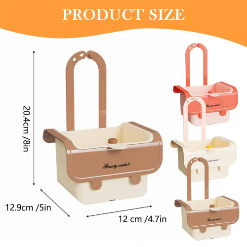 Removable Hanging Drain Filter Basket Wash Organizer | Snap Button Strainer Sink Protector Multi-Purpose Kitchen Accessory 2