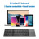 Three/Fold Ultra-thin Wireless Foldable Bi-fold Keyboard, Silent, Portable, Universal for Three Systems, Computer Office 2