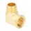 Brass 90-Degree Elbow Fitting 1/8 1/4 3/8 1/2 NPT 7