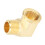 Brass 90-Degree Elbow Fitting 1/8 1/4 3/8 1/2 NPT 8