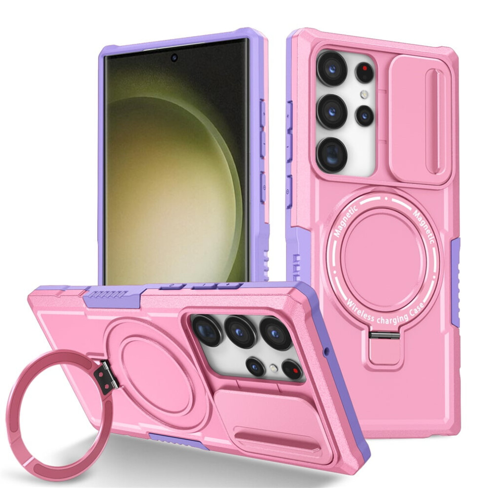 Shockproof Case For Samsung Galaxy S23 Ultra 6.8 Inch Pink 9170372588435