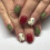 Julepress-on negler snøfnuggdesign 24 stk 1