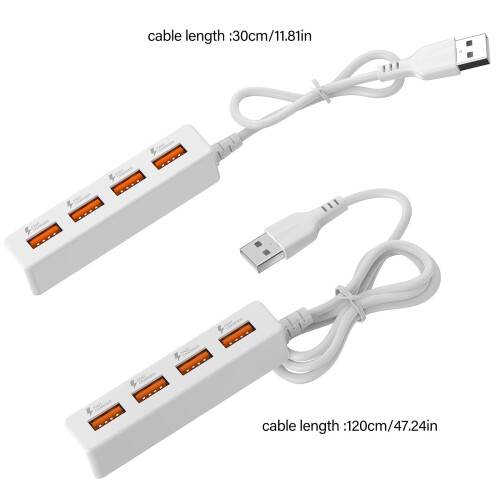 Καλώδιο διαχωριστή USB 4in1USB2.0 Καλώδιο διαχωριστή τροφοδοσίας USB Αρσενικό σε 4USB 2