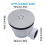 Siphon de douche extra-plat, siphon latéral universel pour douche de sol. 5