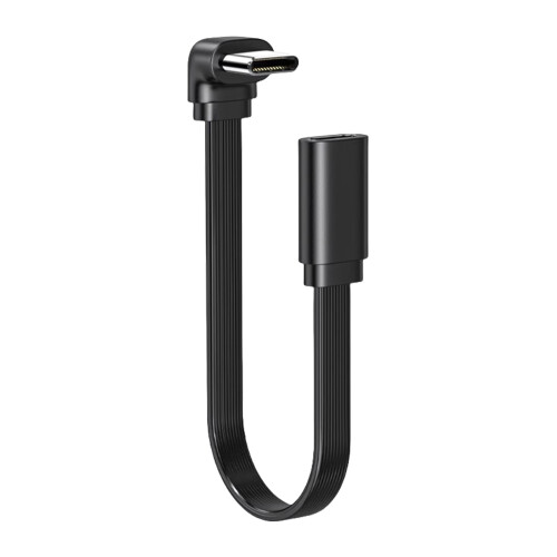 Cabo extensor USB Type-C reto e em ângulo reto de 1 m