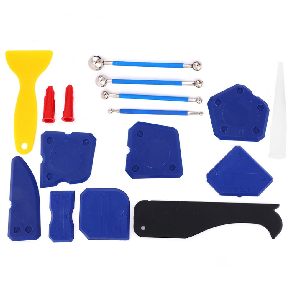 Sealant Finishing Tool Flexible Material For Rough Surfaces And Corners Silicone Caulking Tools Plastic Sealant Spreader Caulking Scraper 9049227873098