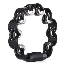 Adult Tambourine with Metal Bells and Double Jingles