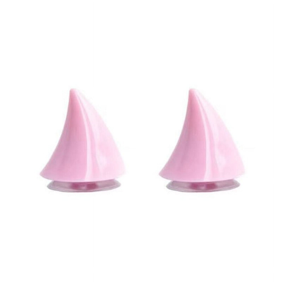 Rubber Devil Horns For Helmet Â Compatible With Motorcycle, E-Car, Scooter, Skiing & Skating Helmets Pink 9152228559455