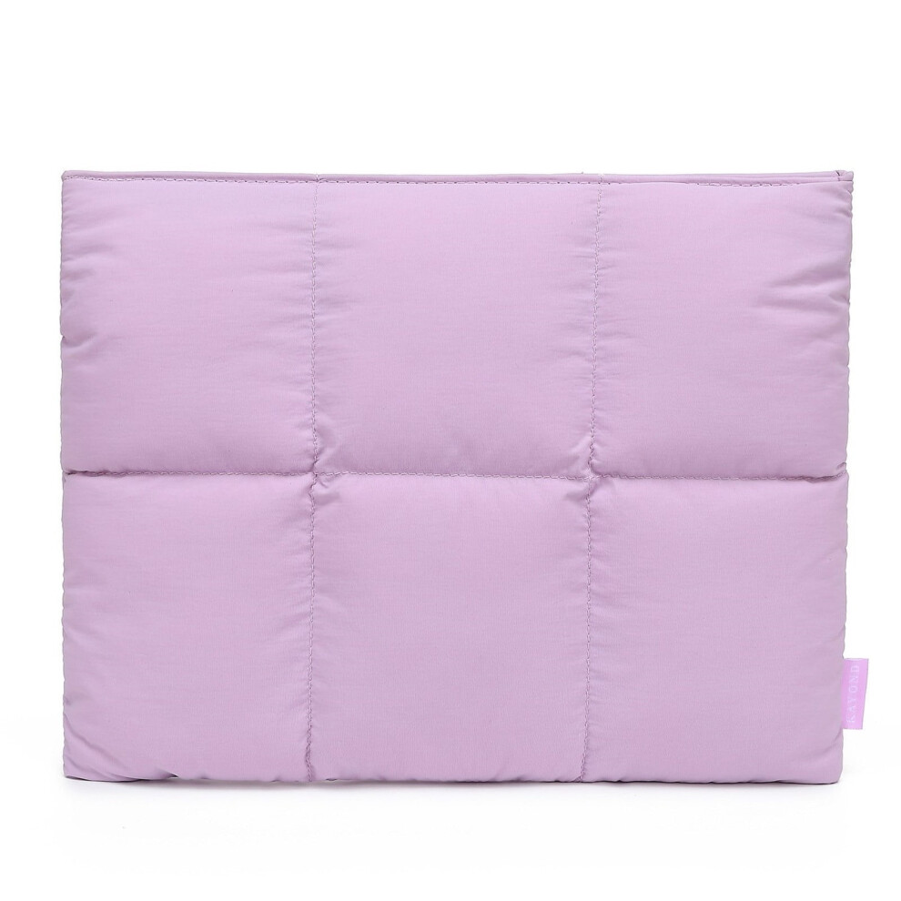 Puffy Quilted Laptop Sleeve W/ Magnetic Closure, Soft Fleece Lining & Waterproof Exterior – Compatible With 13-15.6" Laptops 9170372169511