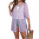 Dam Plus Size Spetskofta Lila XXXXL 1