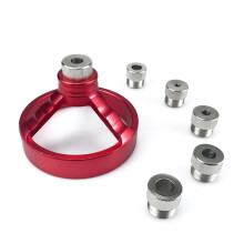 5/6/7/8/9/10mm Drill Guide Vertical Drilling Fixture Aluminum Alloy Straight Corner Round V Woodworking Drill Punch Locator