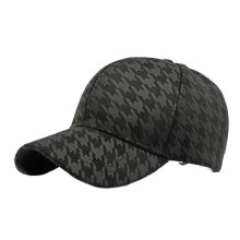 Șapcă de baseball Houndstooth pentru femei și bărbați, pălărie de protecție solară de primăvară