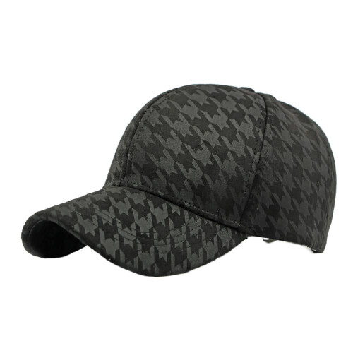 Καπέλο μπέιζμπολ Houndstooth για γυναίκες και άνδρες, ανοιξιάτικο καπέλο προστασίας