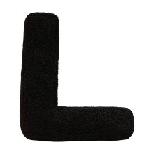 Black Letter Pillows – Soft Initial Throw Cushions A-Z, Decorative for Sofa, Bed, Car (Compatible with Home Décor)