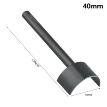 Hand Tool For Leather Half Round Punches Hand Tool Use Arc-shaped Punch Optional Sizes Professional Leather Tool, 40mm