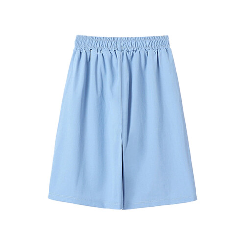 AWZXDE Kinder-Cargoshorts, einfarbig hellblau, Mischgewebe 2