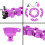 Hula Hoop mit Gewicht in Übergröße, Violett 6