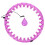 Hula Hoop mit Gewicht in Übergröße, Violett 9