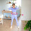 Weighted Hula Hoop, Pink - Fitness Exercise Tool 3