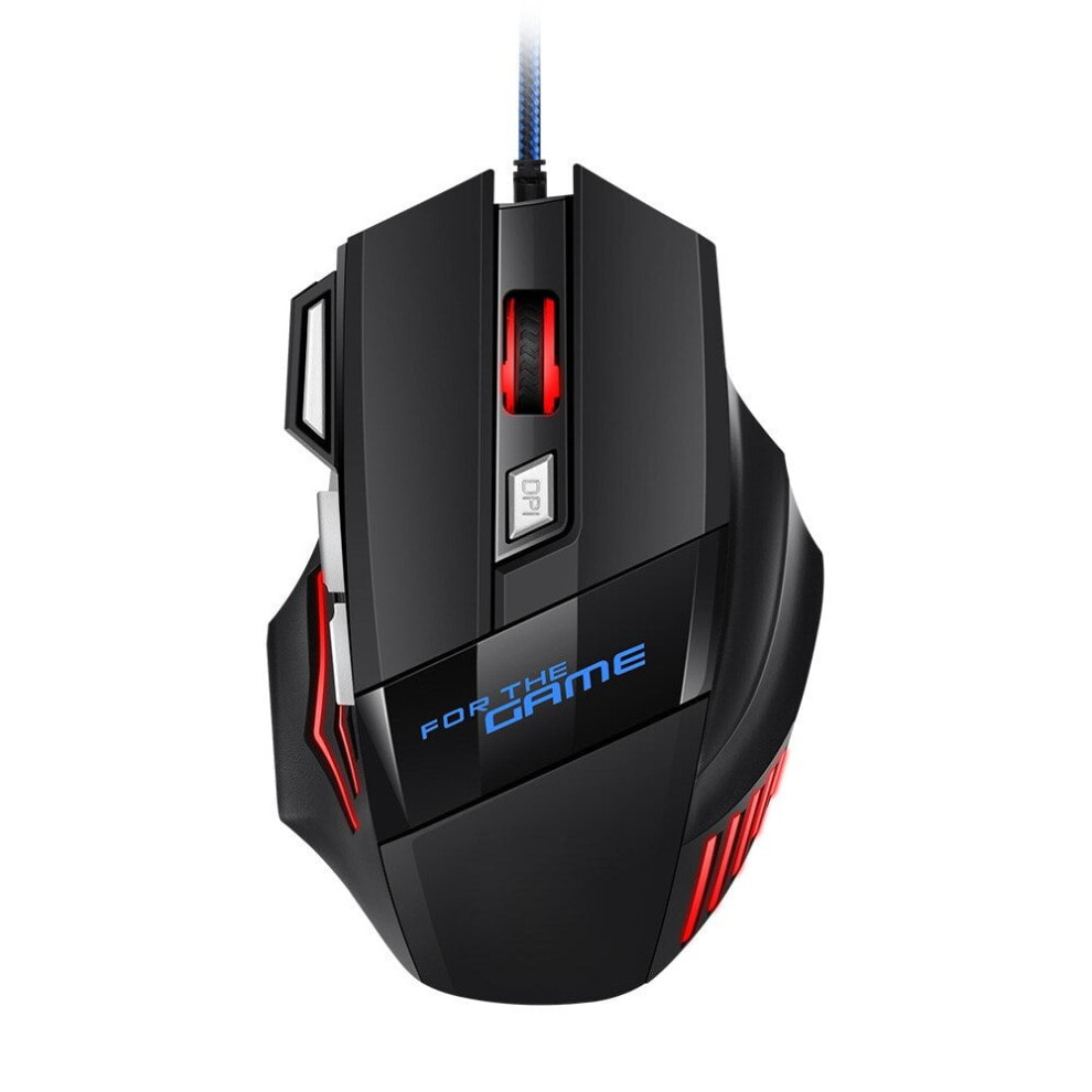1 Pc Itly New Hyperspeed Usb Gaming Mouse Rgb Backlit Ergonomic Game Mice 7D Esports Wired Mouse For Laptop Pc Gamer 9130661961424