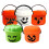 Mini Halloween slikspande med håndtag - 5 stk. 2