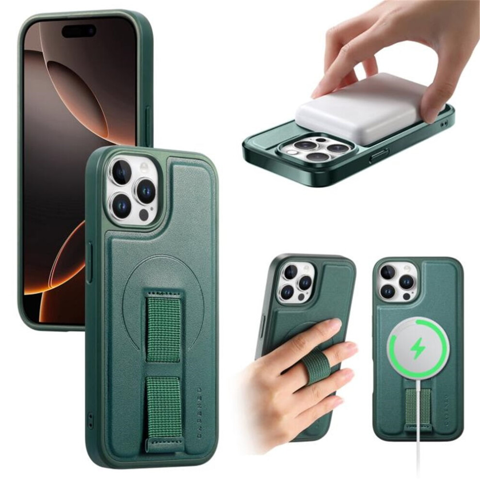 Magsafe Iphone 12/12 Pro (6.1") Case With Belt Clip, Holster & Kickstand Â Compatible With Iphone 12/12 Pro Green 9170372171675