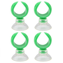 Adjustable Shape and Position Suction Cup Clamp, Airline Tube Holders Premium Plastic Leaf Shape Appearance, Long Lifespan Hose Clamp for Water Pipe
