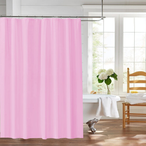 Duschvorhang aus Kunststoff, rosa, 70,87" x 70,87"