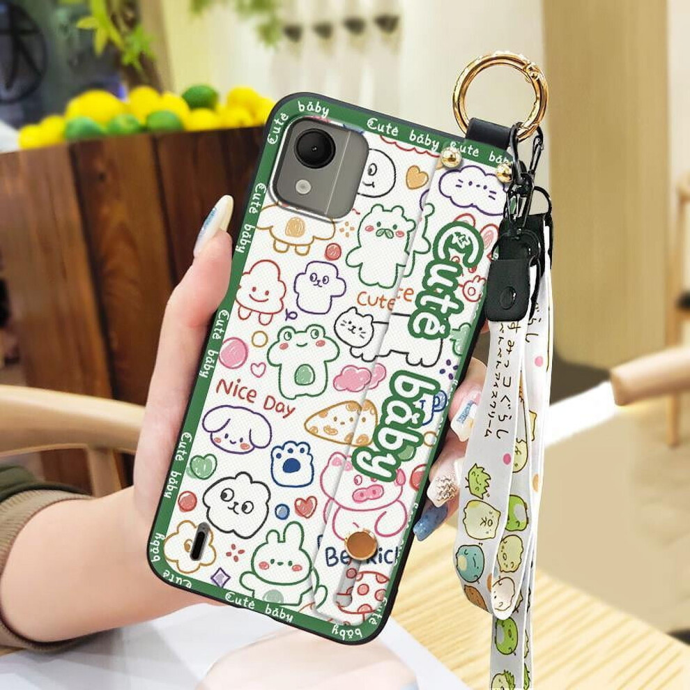 Nokia C110 4G Phone Case – Waterproof, Shockproof, Dust-Resistant Silicone Cover With Wrist Strap & Lanyard Ring 9170372169016