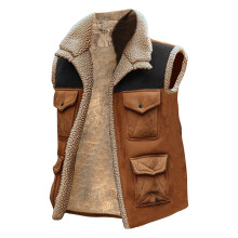 Veist olann bloc daite khaki XL d'fhir