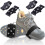 Crampons antidérapants à 5 points, noirs, 2 paires 1