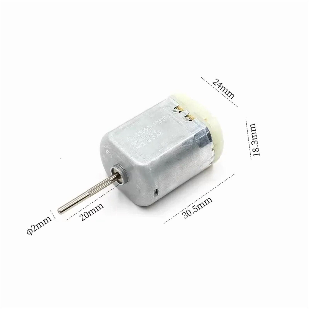 Mabuchi Fc-280Sc-12320 Mini 280 Electric Motor Dc 12V-24V 10600Rpm Micro 24Mm Long Shaft For Car Rearview Mirror Engine 9405492298071