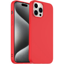 Pouzdro pro iPhone 15Pro – ultra tenké silikonové nárazuvzdorné s měkkou mikrovláknovou podšívkou a vylepšenou ochranou fotoaparátu,
