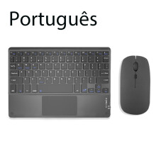 Draadloos Bluetooth-toetsenbord met trackpad voor iPad.
